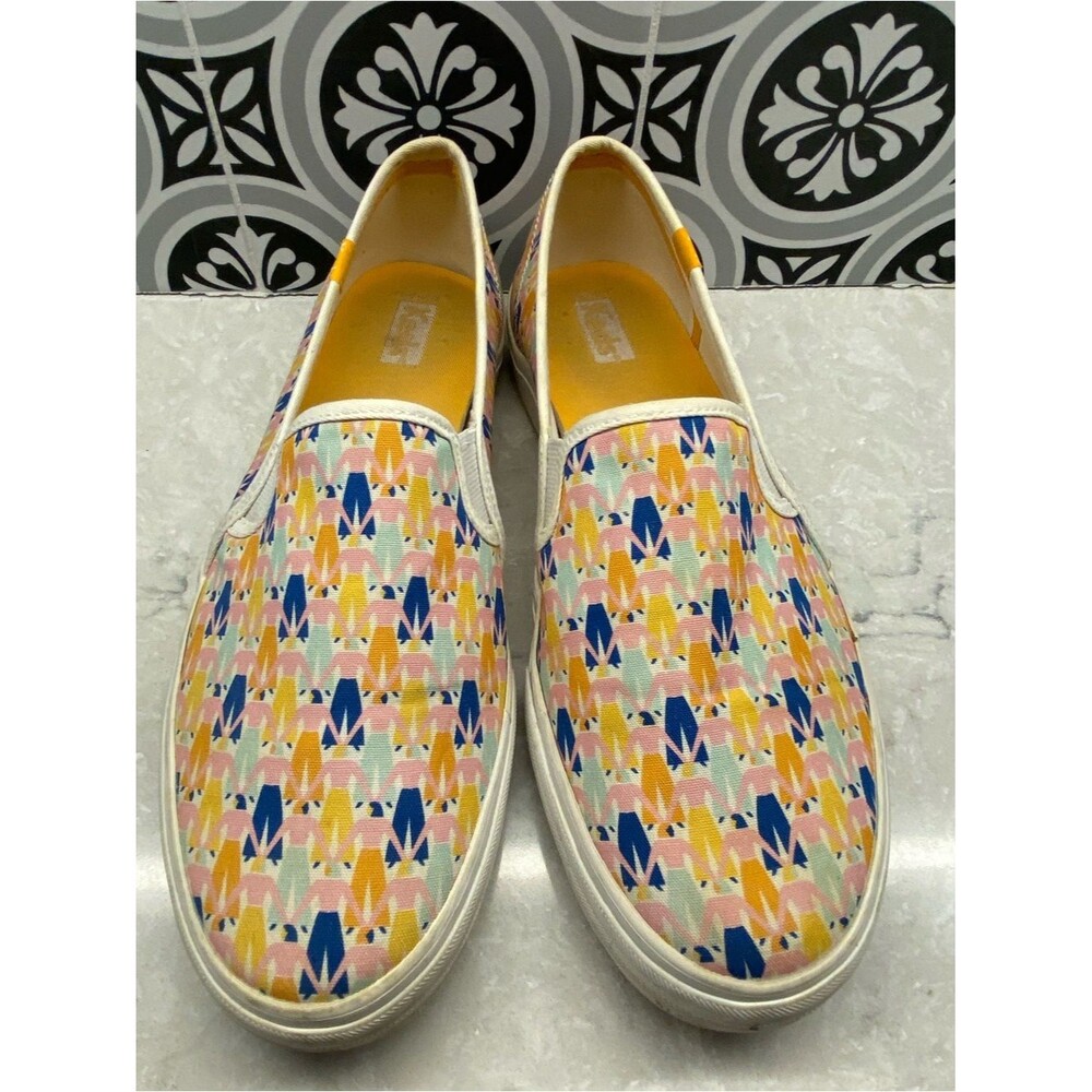 Keds Double Decker Sneakers Rainbow People by Elizabeth Olwen WF65530